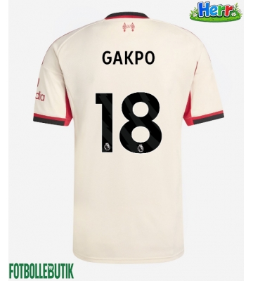 Liverpool Cody Gakpo #18 Bortatröja 2025-26 Kortärmad